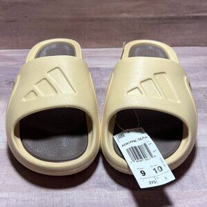 Adidas Adicane Slide Sandals US Mens 9/10 WMN Beige Lightweight Casual